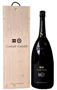 Bottiglia di Franciacorta Brut, Contadi Castaldi