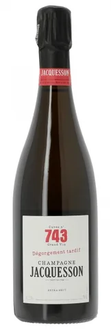 Bottiglia di Champagne Extra Brut Cuvée 743 'Degorgement Tardif', Jacquesson