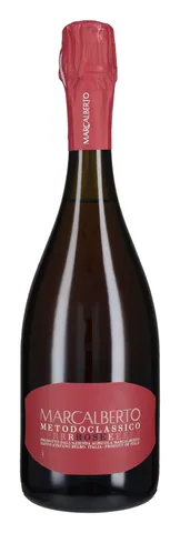 Bottiglia di Spumante Metodo Classico Rosé Brut, Marcalberto