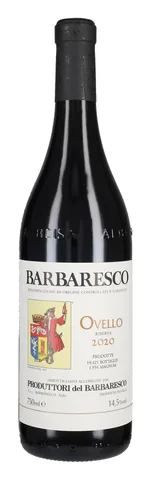 Bottiglia di Riserva 'Ovello' 2020, Produttori del Barbaresco