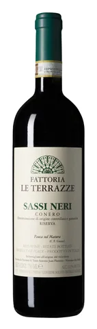 Bottiglia di Conero Riserva 'Sassi Neri' 2021, Fattoria Le Terrazze