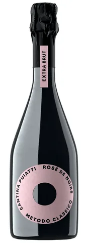 Bottiglia di Rosé de Noirs Extra brut, Puiatti