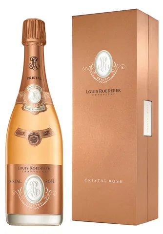 Bottiglia di Champagne Cristal Rosé Brut Louis Roederer 2015