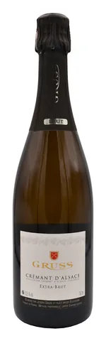 Bottiglia di Crémant d'Alsace Extra brut, Gruss