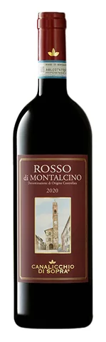 Bottiglia di Rosso di Montalcino 2024, Canalicchio di Sopra